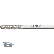 BOHRCRAFT HM-Fr�sstift Form C Walzenrund Kopf � 3 mm L�nge 13 mm Zahnung Z3-X