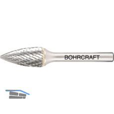 BOHRCRAFT HM-Fr�sstift Form G Spitzbogen Kopf � 6 mm L�nge 16 mm Zahnung Z3-X