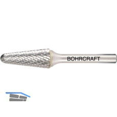BOHRCRAFT HM-Fr�sstift Form L Rundkegel Kopf � 10 mm L�nge 25 mm Zahnung Z3-X
