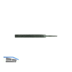 BLU-DAN Schl�sselfeile flach 1/2-schlicht 100 mm
