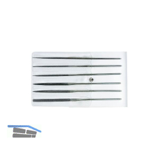 BLU-DAN Nadelfeilen-Satz 6-teilig 1/2-schlicht 160 mm