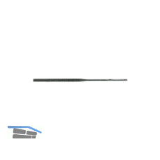 BLU-DAN Nadelfeile flach Bastard 200 mm mit Swiss cut