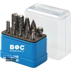 BOHRCRAFT Fr�sstift-Satz HM 10-teilig