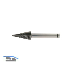 LUKAS HSS-Fr�sstift Form M Spitzkegel Kopf � 10 mm L�nge 20 mm Zahnung 3