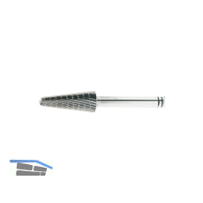 LUKAS HSS-Fr�sstift Form L Rundkegel Kopf � 12 mm L�nge 30 mm Zahnung 3