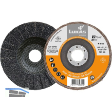 LUKAS Schleiflamellenteller SIC40 V2 Alu Durchmesser 125 mm