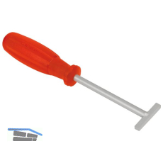 TYROLIT Diamant-Handabrichter 185 x 40 x 8/5 mm mit Kunststoffgriff