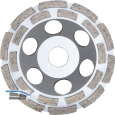 DIEWE Diamant Trockenschleifteller Silver Line doppelt 125 x 21 x 22.23 mm