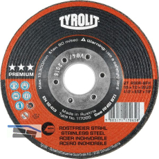 TYROLIT Schruppscheibe Premium*** Inox 115 x 7 mm Form 27