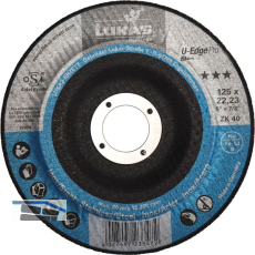LUKAS Kompaktschleifteller U-Edge Pro Zirkonkorund � 125 mm Korn 80