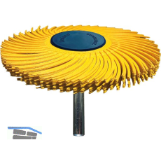 TYROLIT Radialschleifb�rste Sunburst 76 x 6,4 - 6 x 40 K80