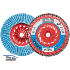 LUKAS Schleiflamellenteller SLTK Aufnahme M14 Zirkonkorund � 125 mm Korn ZK60