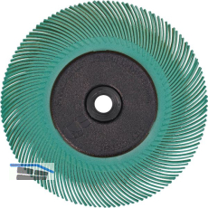 3M Radiale B�rste BB-ZB Typ C � 150 mm Aufnahme 12 mm Farbe gr�n Korn 1Mic