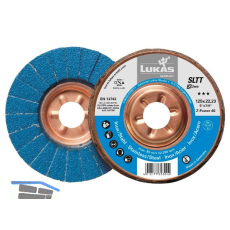 LUKAS Schleiflamellenteller SLTT Z Power � 125 mm Korn 60