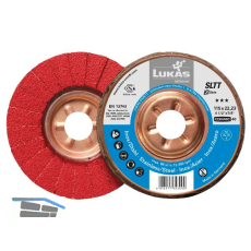LUKAS Schleiflamellenteller SLTT Ceramic � 125 mm Korn 40