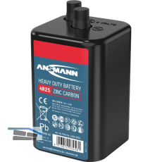 ANSMANN Batterie 6V-Block 4R25 Zink-Kohle 9 Ah (1St)