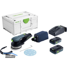 FESTOOL Akku-Exzenterschleifer ETSC 2 125 Plus 18 Volt / 4,0 Ah (IEC) Li-Ion
