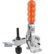 KIPP Senkrechtspanner Type K0058 Stahl vertikal mit waagrechtem Fu� F4=750N