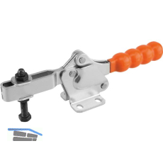 KIPP Waagrechtspanner Type K0074 Stahl horizontal mit waagrechtem Fu� F4=700N