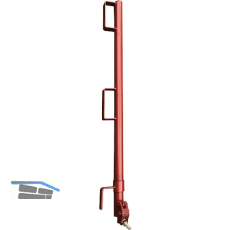 Gel�nderholm zu Ger�stbock Stahl lackiert