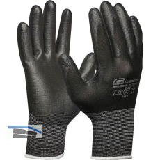 GEBOL Schutzhandschuh Micro Flex Touch schwarz Gr��e 8