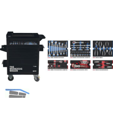 WGB Werkzeugwagen 142 470 x 670 x 970 mm 103-teilig 7 Schubladen