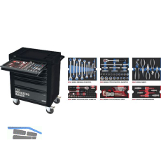 WGB Werkzeugwagen 145 466 x 712 x 943 mm 103-teilig 7 Schubladen