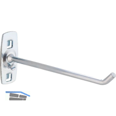 Werkzeughalter einfach 150 mm schr�ges Hakenende