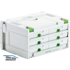 FESTOOL Schubladen Systainer SYS 3 SORT/6 Schubladen 395 x 295 x 210 mm