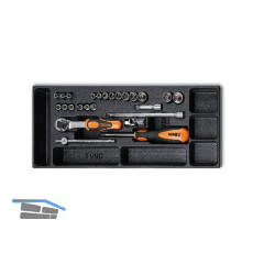 BETA Werkzeugsortiment Steckschl�sseleinsatz T91 1/4" 25-teilig