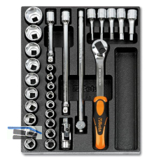 BETA Werkzeugsortiment Steckschl�sseleinsatz T82 1/2" 29-teilig