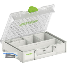 FESTOOL Systainer� Organizer SYS 3 M 89 mit 6 Einsatzboxen 396 x 296 x 89 mm