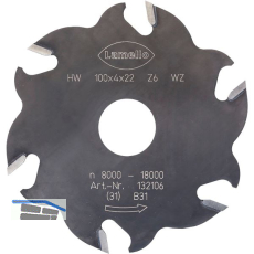 LAMELLO Nutfr�ser HW 100 x 4 x 22 mm Z6