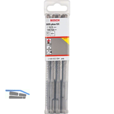 BOSCH HM-Hammerbohrer SDS-Plus-p5X L�nge 260 mm Bohrer � 6,5 mm - 10 St�ck