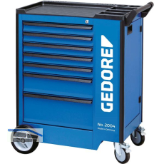 GEDORE Werkzeugwagen 2004 775 x 435 x 985 mm 7 Schubladen Einzelauszugssperre