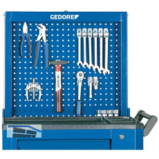 GEDORE Lochblechr�ckwand R 2004 L absenkbar 768 x 770 x 116 mm