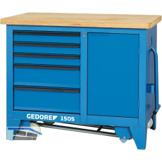 GEDORE Rollwerkbank 1505 1100 x 652 x 900 mm 5 Schubladen