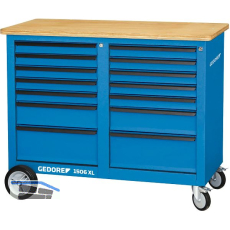 GEDORE Rollwerkbank 1506 XL 1250 x 985 x 550 mm 18 Schubladen
