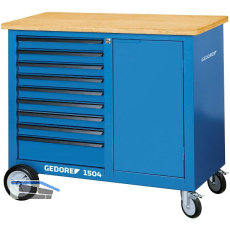 GEDORE Rollwerkbank 1504 1100 x 550 x 985 mm 9 Schubladen