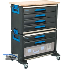 GEDORE Werkzeug-Mobil WorkMo 1110 WMW- 3 B3 m. Arbeitsplatte 789x396x1172 mm