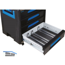 GEDORE Trennblech-Set 1110 WMT 23 f�r WorkMo Schubladen B2 und B3