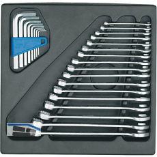 GEDORE Ring-Maulschl�ssel-Satz 1500 ES-7 in 2/3 ES-Modul 25-teilig