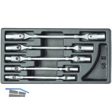 GEDORE Doppel-Gelenkschl�ssel-Satz 1500 ES-34 in 1/3 ES-Modul 5-teilig