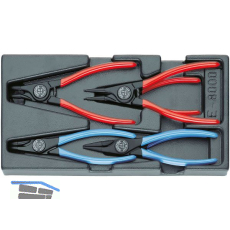 GEDORE Montage-Zangen-Satz 1500 ES-8000 in 1/3 ES-Modul 6-teilig