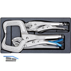 GEDORE Gripzangen-Sortiment 1500 ES-137 in 1/3 ES-Modul 4-teilig