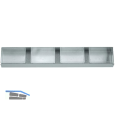 GEDORE Distanzmodul Stahlblech mit 4 Kleinteiledosen 1500 ED-70 475x77x40 mm