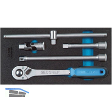 GEDORE Zubeh�r f. Steckschl�sseleins�tze 1/2"1500 CT1-1993 T 1/3 CT-Modul 5-tlg