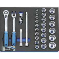 GEDORE Steckschl�ssel-Satz 1/2" 2005 CT2-D 19 in 2/4 CT-Modul 29-teilig