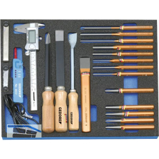 GEDORE Werkzeugsortiment 2005 CT2-119 in 2/4 CT-Modul 21-teilig