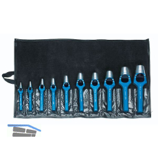 GEDORE Henkellocheisen-Satz 5703 DIN 7200 A i. Kunststoffrolltasche 8-teilig